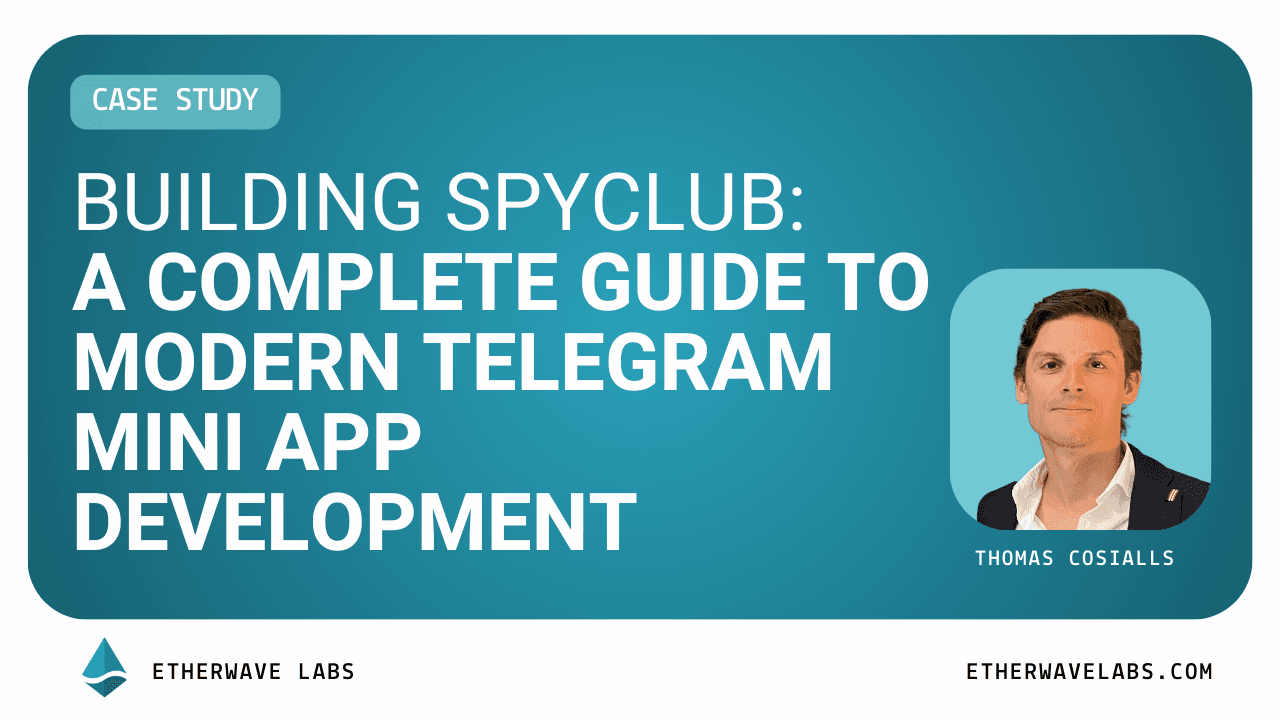 Image de couverture de Construire SpyClub : le guide complet du développement moderne de mini apps Telegram